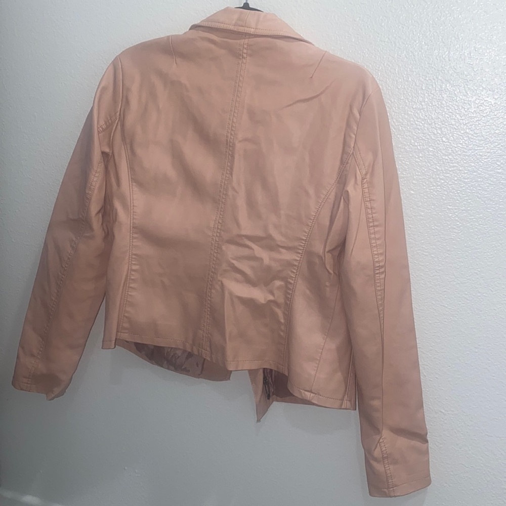 A New Day Asymmetrical Blush Zip Moro Jacket - Picture 5 of 6